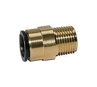 Raccordo a vite in ottone, serie "speedfit", 1/2 BSPT, per tubo esterno ø 15 mm