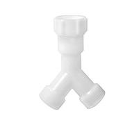 Raccordo a Y doppio connettore a forcella 3/4" per tubo di alimentazione per lavatrice lavastoviglie adattatore tubo di scarico prolunga per collegamento acqua, collegamento per lavatrice
