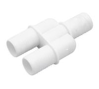 3S SuperSamaStore Raccordo a Tre Vie per Tubazioni di Scarico Condensa, Giunto Triplo, Raccordo Y Professionale, con 3 Attacchi Maschio Diametro 16 Mm, Plastica Resistente, Bianco