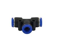 Raccordo ad innesto rapido tubo/tubo a T diametro 8mm - Conf.15 pezzi