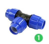 Raccordo alta pressione T-TEE 90° in PVC