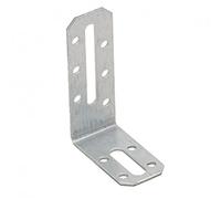 Raccordo angolare Gedotec angolo regolabile a 90° per cartongesso | 1 pz. ferro angolare - 80x55x30 mm | supporto per palo angolo pesantemente avvitato | angolo in metallo angolo in metallo angolo a