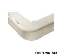 Raccordo angolo esterno per canalina 110x75mm - 6 pz