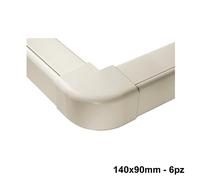 Raccordo angolo esterno per canalina 140x90mm - confezione 6 PZ