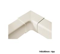 Raccordo angolo interno per canalina 140x90mm - confezione 4 PZ