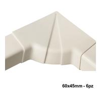 Raccordo angolo interno regolabile 60x45mm - 6 PZ