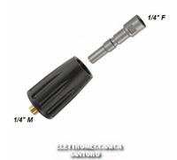 RACCORDO ATTACCO RAPIDO A SFERA PER IDROPULITRICE DA 1/4" FEMMINA MAX BAR 360