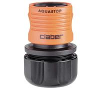 Raccordo automatico 3/4" Claber con valvola acquastop