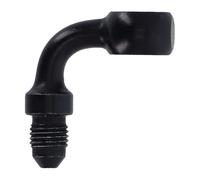 Raccordo banjo Goodridge nero 7/16", 90 gradi, 11 mm