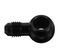 Raccordo Banjo in Lega di Alluminio An3 8mm Nero per Tubi | Alta Pressione, Rimozione Semplice, per Linee Freno e Frizione, Officina e Vani Motore Stretti
