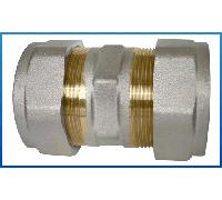 RACCORDO BIGIUNTO DI RIPARAZIONE IN OTTONE PER TUBO FERRO ZINCATO