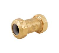 RACCORDO BIGIUNTO IN OTTONE PER TUBO PE Diam. 32