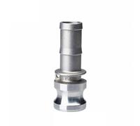 Raccordo Camlock, 1PC BSPT 1/2" 3/4" 1" 1-1/4" 1-1/2" 2" SS304 Acciaio Inossidabile Homebrew Adattatore For Raccordo Camlock Barb Camlock Sgancio Rapido Argento (Color : E Type, Size : 1-1/2")