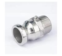 Raccordo Camlock tipo F in acciaio inossidabile 304 con filettatura maschio BSP da 1-1/2" e giunto a camma e scanalatura