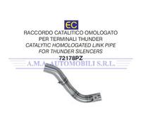 Raccordo catalitico omologato per terminali Thunder Honda CRF 300 L 2021 2022