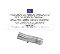 Raccordo catalitico omologato Yamaha XJR 1300 Anni 2007 2008 2009 2010 2011 2012