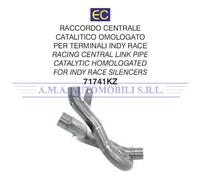 Raccordo centrale cat. omo. per term. Arrow Indy-Race Ducati DIAVEL 1260 S 2019