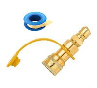 Raccordo compatto per gas QDD da 1/2" in ottone per il collegamento a bassa pressione per dispositivi LP e gas naturale in modo efficiente