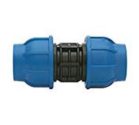 Raccordo Compressione Pp Pn16 - 20 X 20 - Raccordo Tubi Polietilene Manicotto