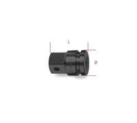 Beta 720/16 - Raccordo con attacco quadro femmina 1/2" e maschio 3/4" fosfatato