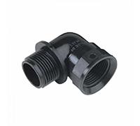 Raccordo curvo 90° maschio/femmina G1"1/4 di Ama