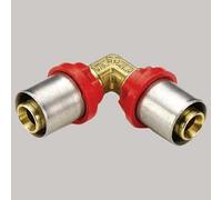 RACCORDO CURVO DOPPIO A PRESSARE TIEMME 40 x 40 Raccordi Pressare