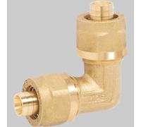 RACCORDO CURVO DOPPIO A STRINGERE APE - 26 x 26