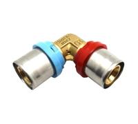 Raccordo curvo doppio Compact 20x2,5mm per tubo multistrato a pressare