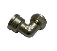 Raccordo curvo F per tubo multistrato a stringere 3/4 x26 -conf