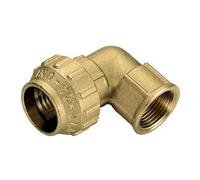 RACCORDO CURVO FEMMINA IN OTTONE TIEMME 1"1/2 x 50 Ottone Tiemme