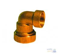 RACCORDO CURVO FEMMINA OTTONE mm 20x1.2