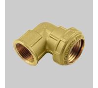 Raccordo Curvo Femmina PN 25 Cobraring 63 x 2 Tiemme