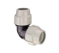 Raccordo Curvo Intermedio a Compressione Doppia Femmina Ø 63 PN16 PSN