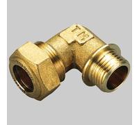 RACCORDO CURVO MASCHIO CON O-RING GIALLO - 14 x 1/2