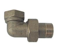 Raccordo curvo MF 3 pezzi ottone giallo 1/2