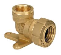 Raccordo curvo ottone femmina flangiato mod. Tof-push EFFEBI