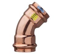 Raccordo curvo rame 45° a pressare mod. Frabopress kombi FRABO