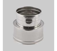 RACCORDO DA DOPPIA A MONO PARETE Ø M 100/150 F 100 mm