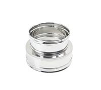 RACCORDO DA MONO A DOPPIA PARETE INOX - TUBO CANNA FUMARIA - TUTTE LE MISURE