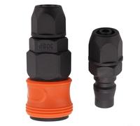 Raccordo d'aria autobloccante in acciaio plastico tipo C Quick Connect per accessori per compressori d'aria con design di tenuta in 1 pezzo e Q caricato a molla (PP+SP-30)