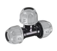 Raccordo a T per Tubo Irrigazione Giardino diametro 32 mm Claber 90272