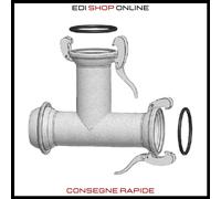 Raccordo Derviazione Sferica A T Per Irrigazione Orto Giardino Ø100x100x100mm