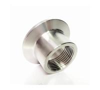 Raccordo di accoppiamento in acciaio inossidabile SUS 304 da 1/4" BSPT femmina x 1,5" Tri Clamp for produzione di birra fatta in casa