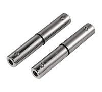 Raccordo di Isolamento per Tensostruttura - Cromo - 2 Pezzi - 6cm