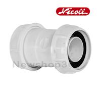 RACCORDO DI PASSAGGIO PIOMBO - PLASTICA PVC IN PP ø 32/32 - 40/35 MM