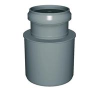 Raccordo di passaggio PVC-PP (aumento) 75/80mm per tubi di scarico
