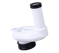 Raccordo di scarico for orinatoio in PP Sifone orizzontale Ingresso DN50 Uscita DN40/50 Collegamento di scarico for parete di costruzione in PP bianco