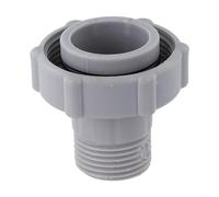 Raccordo di scarico per piscina collega ID1.5 "collegamento al fondo della piscina e OD1.0", filettatura interna 3/4" connessione al tubo da giardino per accessori P6A1420 D1420 (1 pz)