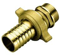 Raccordo Diritto 3 Pezzi Maschio Portagomma in Ottone Giallo 843 4
