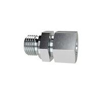 Raccordo diritto a vite, M33 x 2 a., tubo esterno Ø 28 mm, PN max. 160 bar, SW1 41, SW2 41, in acciaio zincato